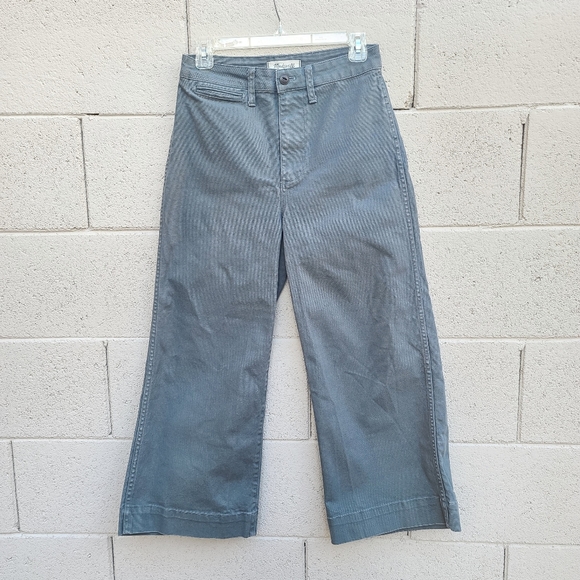 Madewell | Emmett Wide-Leg Crop Pants Size 26 Style J8985 - Picture 2 of 10